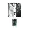 ieg™ iPhone 12 Pro Max Kılıf Nova Işık Özel Seri - Şeffaf 360 Full Body Arka Koruyucu