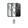 ieg™ iPhone 12 Pro Max Kılıf Nova Işık Özel Seri - Siyah Joko Magic 5D Cam