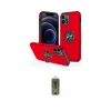 ieg™ iPhone 12 Pro Max Kılıf Odak Form Prime - Siyah Joko Magic 5D Hayalet Cam