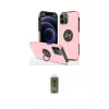 ieg™ iPhone 12 Pro Max Kılıf Odak Form Prime - Siyah Joko Magic 5D Hayalet Cam