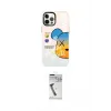 ieg™ iPhone 12 Pro Max Kılıf Siluet Çizgi Koleksiyonu - Şeffaf Uv Polymer Nano Ekran Koruyucu