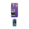 ieg™ iPhone 12 Pro Max Kılıf Siluet Çizgi Koleksiyonu - Siyah 18D Cam Ekran Koruyucu