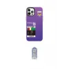 ieg™ iPhone 12 Pro Max Kılıf Siluet Çizgi Koleksiyonu - Siyah Joko Magic 5D Cam
