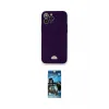 ieg™ iPhone 12 Pro Max Kılıf Vadi Çizgi Prime - Siyah 34D Izgaralı Cam