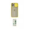 ieg™ iPhone 12 Pro Max Kılıf Vadi Çizgi - Siyah 20D Premium Cam Ekran Koruyucu