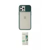 ieg™ iPhone 12 Pro Max Kılıf Vadi Çizgi - Siyah 20D Premium Cam Ekran Koruyucu
