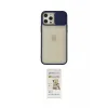 ieg™ iPhone 12 Pro Max Kılıf Vadi Çizgi - Siyah Mat Seramik Nano Ekran Koruyucu
