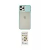 ieg™ iPhone 12 Pro Max Kılıf Vadi Çizgi - Siyah Mat Seramik Nano Ekran Koruyucu