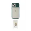 ieg™ iPhone 12 Pro Max Kılıf Vadi Çizgi - Siyah Mat Seramik Nano Ekran Koruyucu