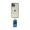 ieg™ iPhone 12 Pro Max Kılıf Vadi Minimal - Siyah 18D Cam Ekran Koruyucu