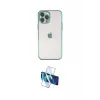 ieg™ iPhone 12 Pro Max Kılıf Vadi Minimal - Siyah 3D Antistatik Cam Ekran Koruyucu