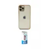 ieg™ iPhone 12 Pro Max Kılıf Vadi Minimal - Siyah 5D Eko Cam Ekran Koruyucu