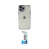 ieg™ iPhone 12 Pro Max Kılıf Vadi Minimal - Siyah 5D Eko Cam Ekran Koruyucu