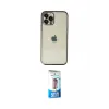 ieg™ iPhone 12 Pro Max Kılıf Vadi Minimal - Siyah 5D Eko Cam Ekran Koruyucu