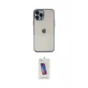 ieg™ iPhone 12 Pro Max Kılıf Vadi Minimal - Siyah Joko 5D Cam