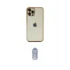 ieg™ iPhone 12 Pro Max Kılıf Vadi Minimal - Siyah Joko Magic 5D Cam