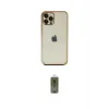 ieg™ iPhone 12 Pro Max Kılıf Vadi Minimal - Siyah Joko Magic 5D Hayalet Cam
