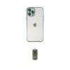 ieg™ iPhone 12 Pro Max Kılıf Vadi Minimal - Siyah Joko Magic 5D Hayalet Cam