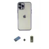 ieg™ iPhone 12 Pro Max Kılıf Vadi Minimal - Siyah Joko Magic 5D Hayalet Cam + Shine Kamera Lens Koruma Cam - GD