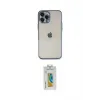 ieg™ iPhone 12 Pro Max Kılıf Vadi Minimal - Siyah Polymer Nano Ekran Koruyucu