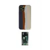 ieg™ iPhone 12 Pro Max Kılıf Yadigar Çizgi - Şeffaf 360 Full Body Arka Koruyucu