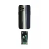 ieg™ iPhone 12 Pro Max Kılıf Yadigar Çizgi - Şeffaf 360 Full Body Arka Koruyucu