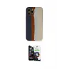 ieg™ iPhone 12 Pro Max Kılıf Yadigar Çizgi - Şeffaf Temperli Cam Ekran Koruyucu