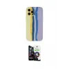 ieg™ iPhone 12 Pro Max Kılıf Yadigar Çizgi - Şeffaf Temperli Cam Ekran Koruyucu