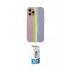 ieg™ iPhone 12 Pro Max Kılıf Yadigar Çizgi - Siyah 5D Eko Cam Ekran Koruyucu