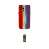 ieg™ iPhone 12 Pro Max Kılıf Yadigar Çizgi - Siyah Joko Magic 5D Hayalet Cam