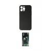ieg™ iPhone 12 Pro Max Kılıf Yadigar Klasik - Siyah 360 Mat Full Body Arka Koruyucu