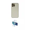 ieg™ iPhone 12 Pro Max Kılıf Yadigar Klasik - Siyah 3D Antistatik Cam Ekran Koruyucu