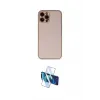 ieg™ iPhone 12 Pro Max Kılıf Yadigar Klasik - Siyah 3D Antistatik Cam Ekran Koruyucu
