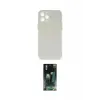 ieg™ iPhone 12 Pro Max Kılıf Yadigar Yansıma Serisi - Şeffaf 360 Full Body Arka Koruyucu
