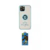 ieg™ iPhone 12 Pro Max Kılıf Yörünge Çizgi - Siyah 18D Cam Ekran Koruyucu