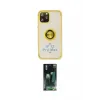 ieg™ iPhone 12 Pro Max Kılıf Yörünge Çizgi - Siyah 360 Mat Full Body Arka Koruyucu