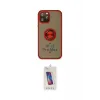 ieg™ iPhone 12 Pro Max Kılıf Yörünge Çizgi - Siyah Joko 5D Cam