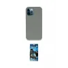 ieg™ iPhone 12 Pro Max Kılıf Zirve Modern Özel Seri - Siyah 34D Izgaralı Cam