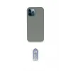 ieg™ iPhone 12 Pro Max Kılıf Zirve Modern Özel Seri - Siyah Joko Magic 5D Cam