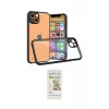 ieg™ iPhone 13 Mini Kılıf Nova Asil Özel Seri - Siyah Mat Seramik Nano Ekran Koruyucu