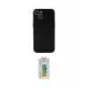 ieg™ iPhone 13 Mini Kılıf Yadigar Yansıma Serisi - Siyah Polymer Nano Ekran Koruyucu