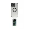 ieg™ iPhone 13 Pro Kılıf Pusula Form - Şeffaf 360 Full Body Arka Koruyucu