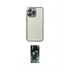 ieg™ iPhone 13 Pro Kılıf Vadi Minimal - Şeffaf 360 Full Body Arka Koruyucu