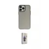 ieg™ iPhone 13 Pro Max Kılıf Ahenk Çizgi Prime - Siyah Bilvis 3D Cam Ekran Koruyucu
