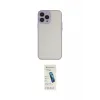 ieg™ iPhone 13 Pro Max Kılıf Ahenk Çizgi Serisi - Şeffaf Pasifik Cam Ekran Koruyucu