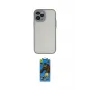 ieg™ iPhone 13 Pro Max Kılıf Ahenk Çizgi Serisi - Siyah 18D Cam Ekran Koruyucu