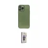ieg™ iPhone 13 Pro Max Kılıf Ahenk Doku - Siyah Bilvis 3D Cam Ekran Koruyucu