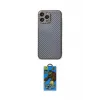 ieg™ iPhone 13 Pro Max Kılıf Ahenk Işık - Siyah 18D Cam Ekran Koruyucu