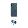 ieg™ iPhone 13 Pro Max Kılıf Ahenk Işık - Siyah 3D Antistatik Cam Ekran Koruyucu