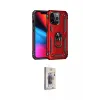 ieg™ iPhone 13 Pro Max Kılıf Ahenk Klasik Koleksiyonu - Siyah Bilvis 3D Cam Ekran Koruyucu